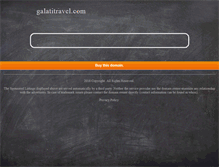 Tablet Screenshot of galatitravel.com